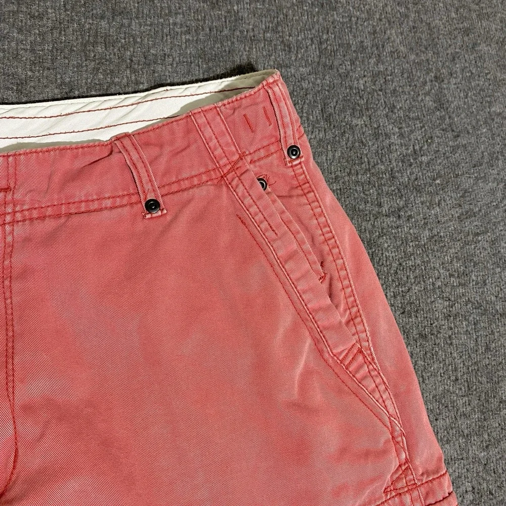 Polo Ralph Lauren Cargo Shorts Men 33 Salmon Pink Cotton Utility Preppy Stencil